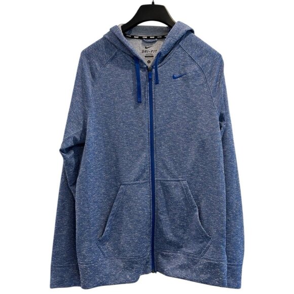 Nike Dri-FIT Full Zip Hoodie | Blue‎ Lightweight Jacket | Men’s S - Picture 1 of 5